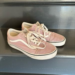 Vans off the wall purple sneakers